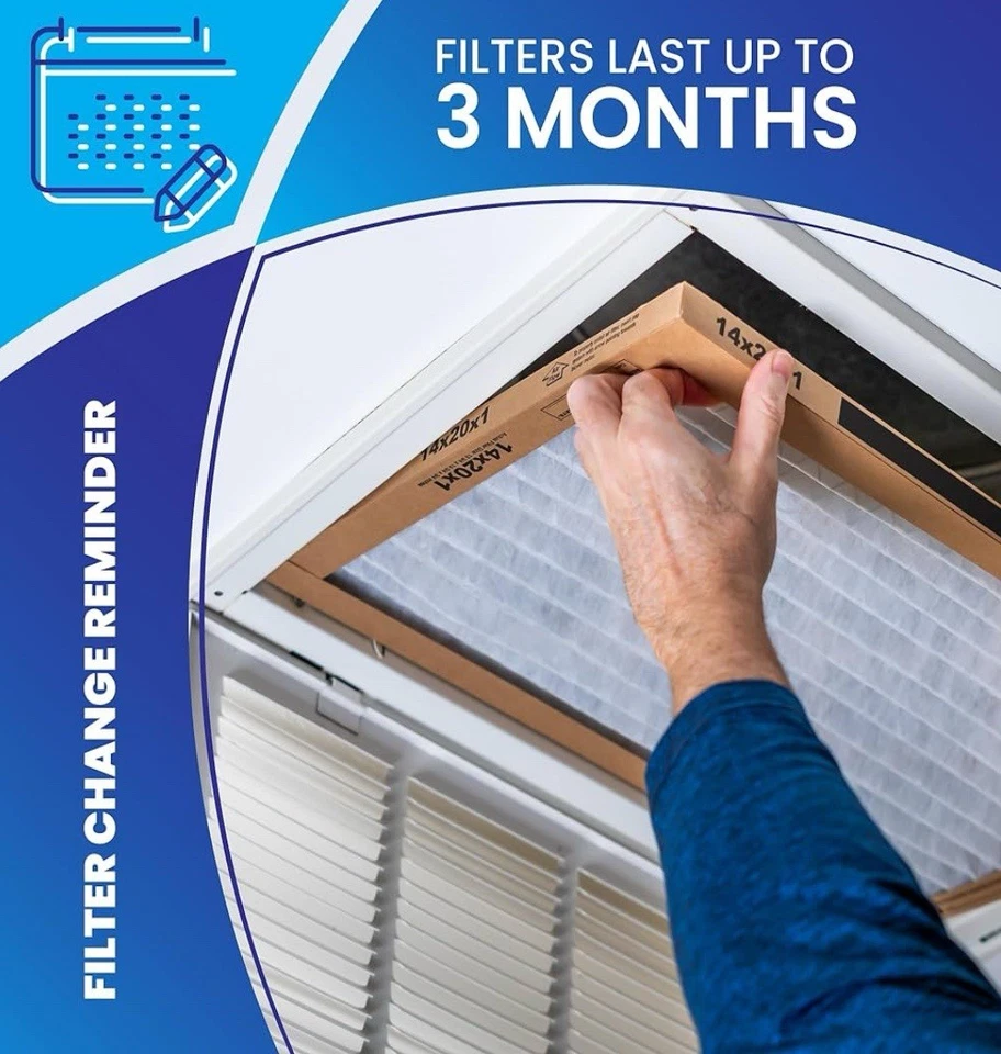 Repuesto filtro aire Accumulair Platinum 14x30x1 (13,5x29,5) MERV 11 - 6 Pack Foto 2 de 4