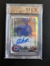 2016 Bowman Chrome 1st Prospect Refractor Eddy Julio Martinez Auto 341/499