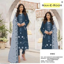 Pakistani Dress Salwar Kameez Indian Wedding Party Wear Bollywood Suit Eid Dress