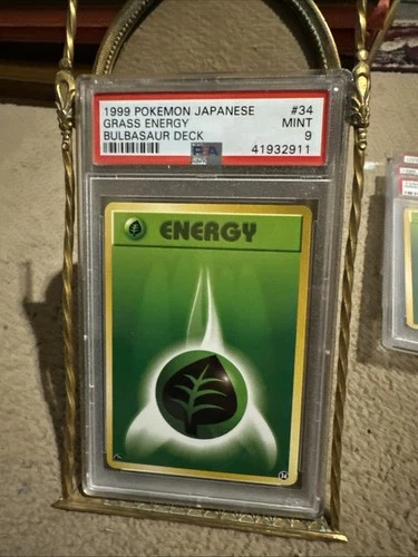 Basic Grass Energy 34 Intro Pack (Bulbasaur) Regular (Japanese) PSA 9