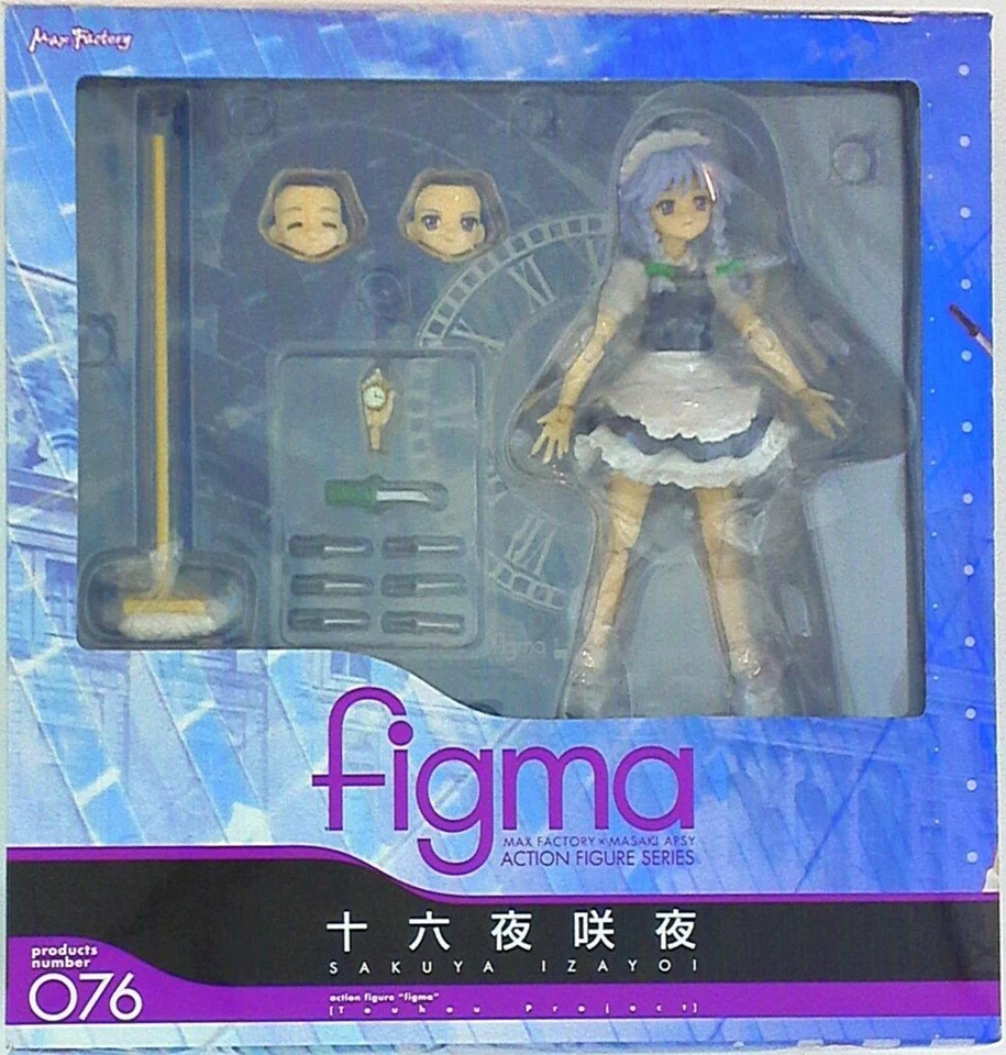 Figura de acción Figma Touhou Project Sakuya Izayoi Max usada de fábrica Japón Foto 2 de 4
