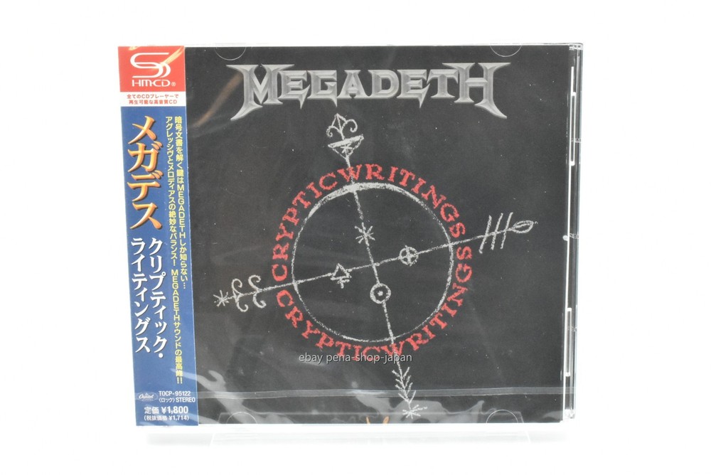 MEGADETH-CRYPTIC WRITINGS-JAPAN SHM-CD BONUS TRACK