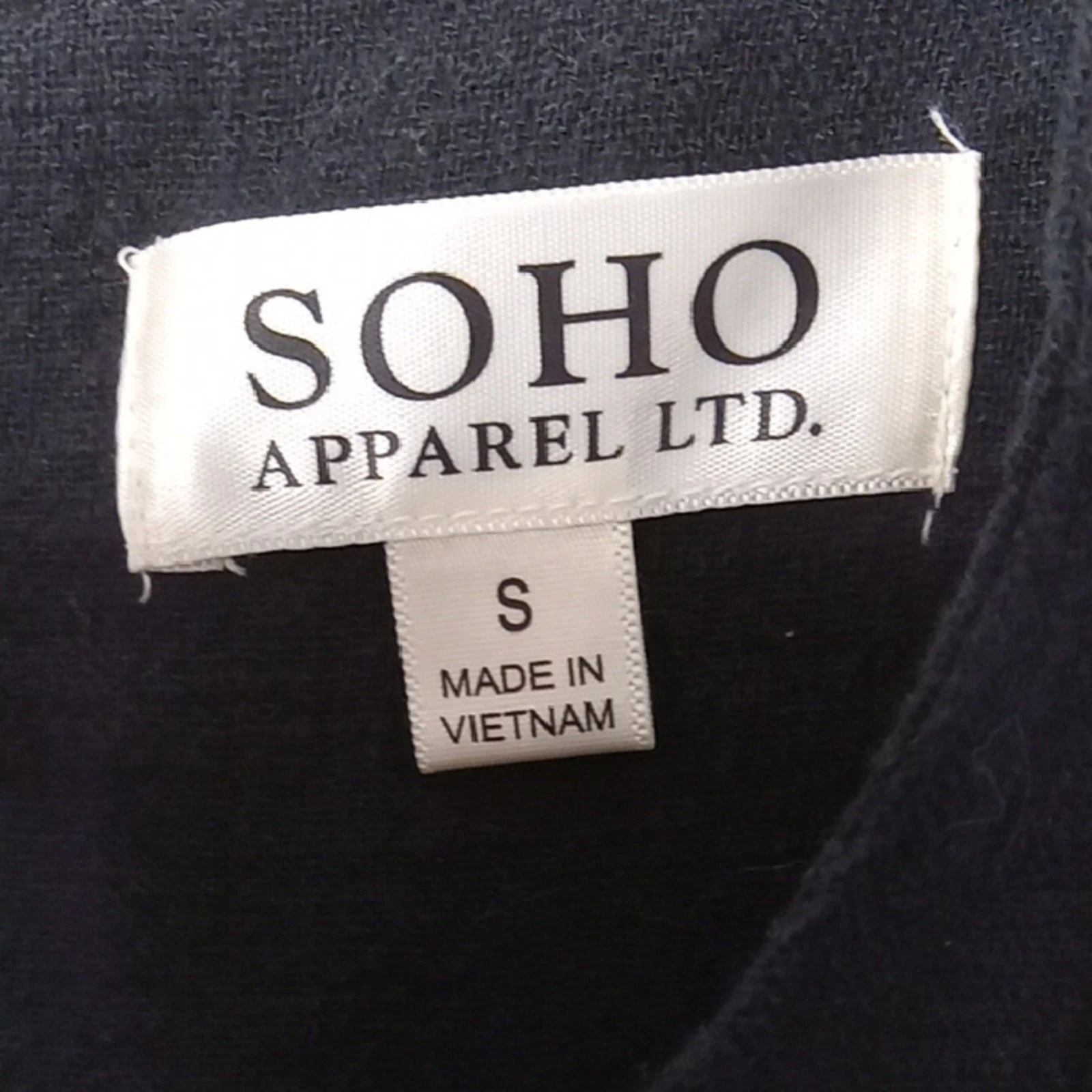 VETEMENTS Abito donna nero senza maniche SOHO taglia small nuovo con etichetta. Comodo estivo festa.