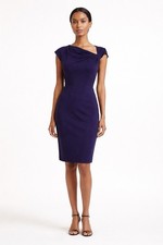 Calvin Klein Navy Sheath Dress Size 6 Work Office Professional Minimalist