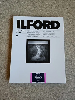 Ilford Multigrade RC WARMTONE 11x14" GLOSS 50 sheets. Recent stock. - Image 1 of 3