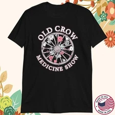 New Old Crow Medicine Show Band For Fans Cotton Black T Shirt EN774