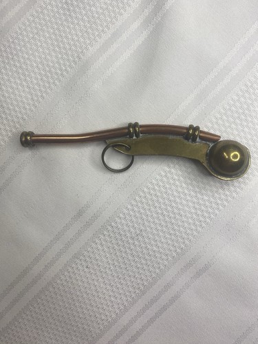 Vintage Brass & Copper Boatswain Whistle 4.75" - Picture 2 of 10