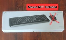 Microsoft Wireless Desktop 850 Keyboard Black - Model 1455 - For Parts