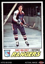 1977 O-Pee-Chee #41 Dave Maloney Rangers-Hockey 6 - EX/MT