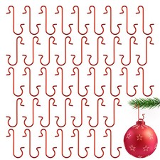 100 Pack Ornament Hooks, Christmas Ornament Hooks for Christmas Ornaments Met...