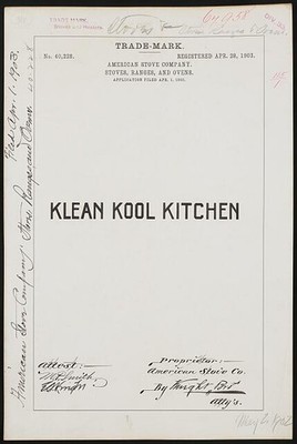 American Stove Company Klean Kool Kitchen brand Stoves, Ranges, Ovens