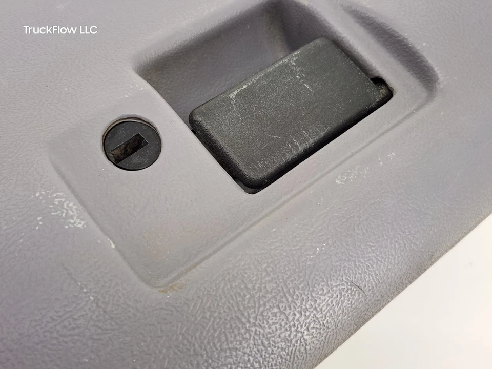 Ford F-Series F250 F350 1992-1996 guantera compartimento gris genuino usado OEM Foto 3 de 4