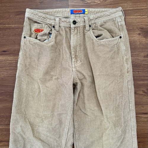 Vintage Y2K Empyre Cordhose 32x28 beige khaki gerades Bein Relaxed Fit - Bild 3 von 11