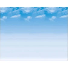 4pk 4'x12' Fadeless Bulletin Board Art Paper Wispy Clouds - Pacon