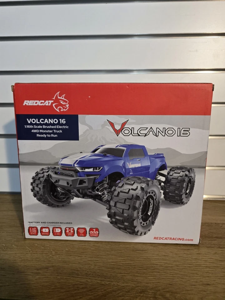 Redcat Racing Volcano-16 Red 1/16th Electric Truck RER13648 - Image 3 of 4