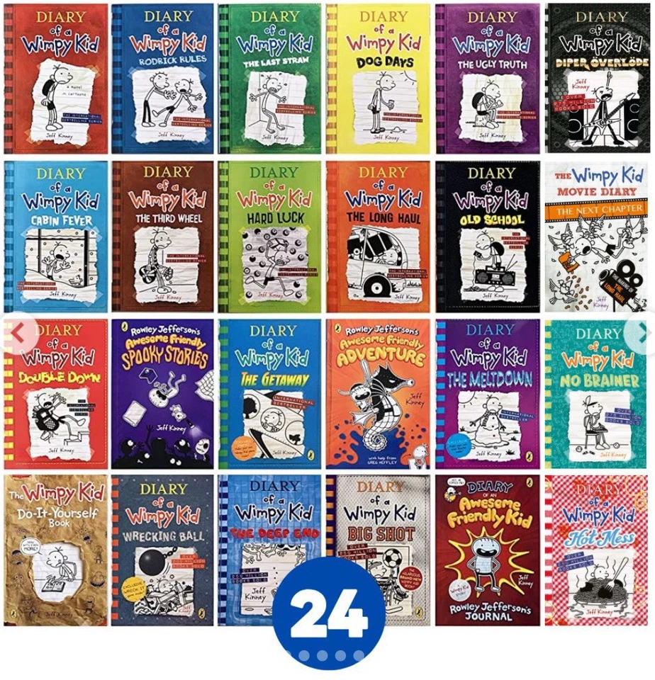 Diary Of A Wimpy Kid Box Set Books 1-24 - image 2 of 4