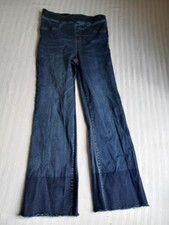 Spanx Jeans Small Pull On Kick Flare Slimming Tummy Control Comfort Stretch