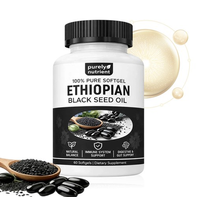 #ad #ad Ethiopian Black Seed Oil Softgels 4.64% Thymoquinone Gluten Free 60 capsules $13.96