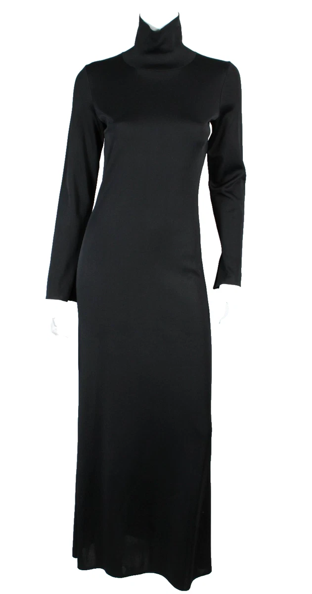 chinese dress ladies Long Sleeve Turtleneck Maxi