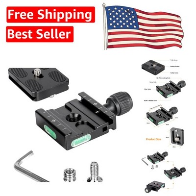 Precision CNC Machined 50mm Quick Release Clamp for Cameras - 15kg Load Capacity