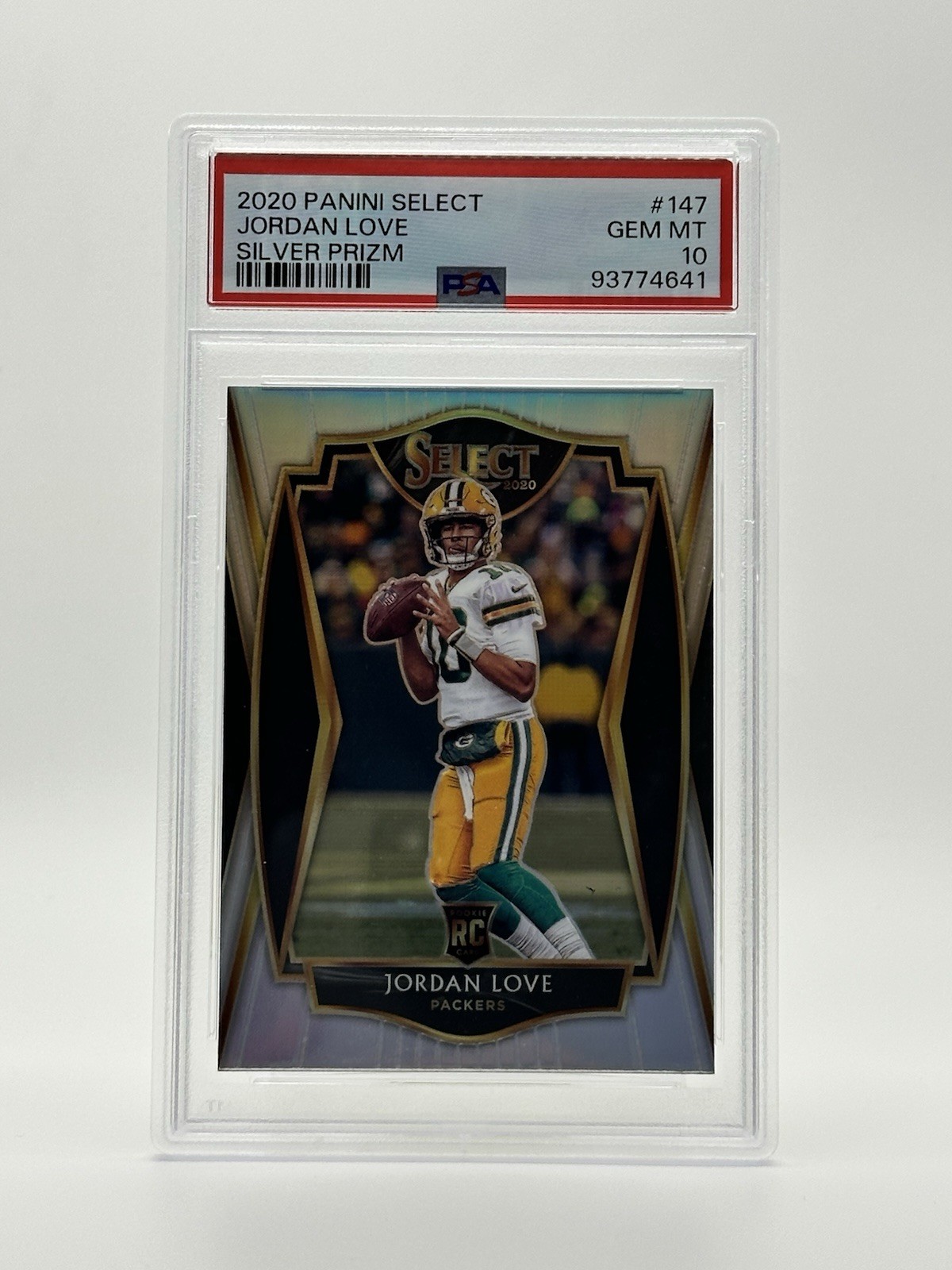 Jordan Love Panini Select #147 Silver