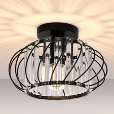 Modern Ceiling Light Crystal Pendant Lamp Hallway Dining Room Bedroom Chandelier