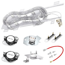 8544771 Dryer Heating Element Upgrade 279816 Thermostat Cut Off 279973 3392519