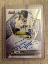2025 Bowman’s Best Eric Bitonti Best Of 2025 On Card Auto Brewers Autograph 