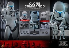 Hot Toys TMS131 Clone Commando - Star Wars The Bad Batch  1/6th Brand New Figure