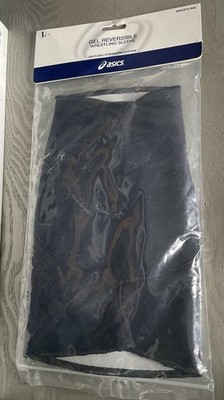 ASICS Gel Reversible Wrestling Knee Sleeve L/G Large Black NIP