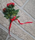 Vintage Barbie Miss America / ballerina cara Barbie roses bouquet red ribbon