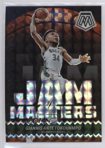 2023-24 Panini Mosaic Jam Masters Mosaic Prizm Giannis Antetokounmpo #18