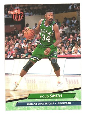 1992-93 Fleer Ultra NBA Basketball Dallas Mavericks Doug Smith