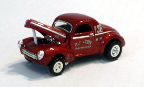 1/64 Hot Wheels "Big John Mazmanian" 1941 Willys AA/Gasser! - Picture 5 of 6