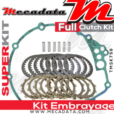 Kit De 7 Disques Lisses D'embrayage Pour Yamaha FZ6 600 RJ074 (2004-2006) - Neuf