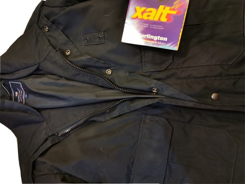 Newport Harbor XAlt Men Small Jacket Coat Full Zip Black Burlington Performanic - Picture 2 of 8