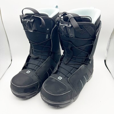 Snowboard Boots Boot Women's salomon Scarlet Black Light Blue Size US 8