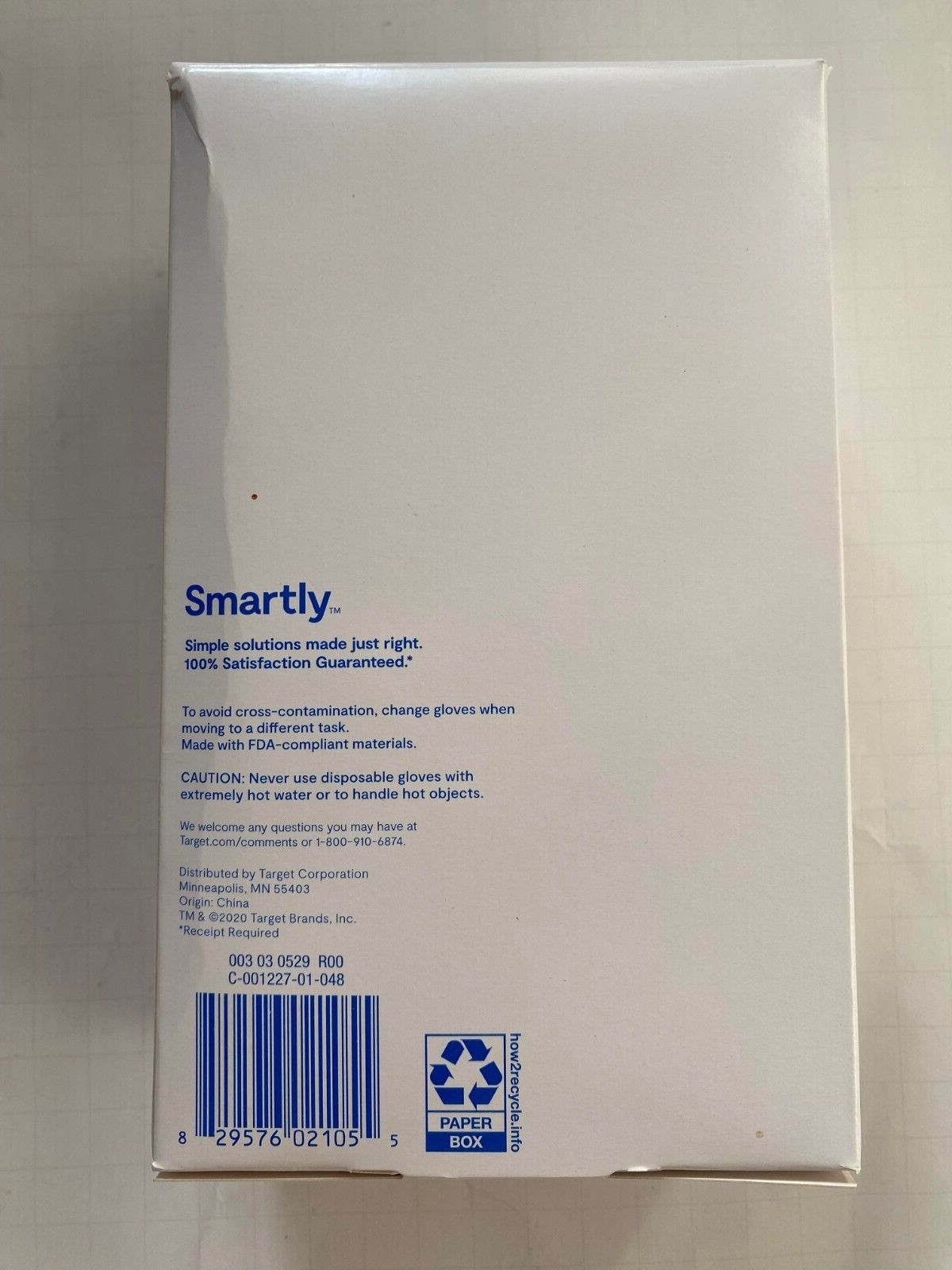 Smartly ( 80 disposable Nitrile Gloves ) for Multiuse Blue glove ONE