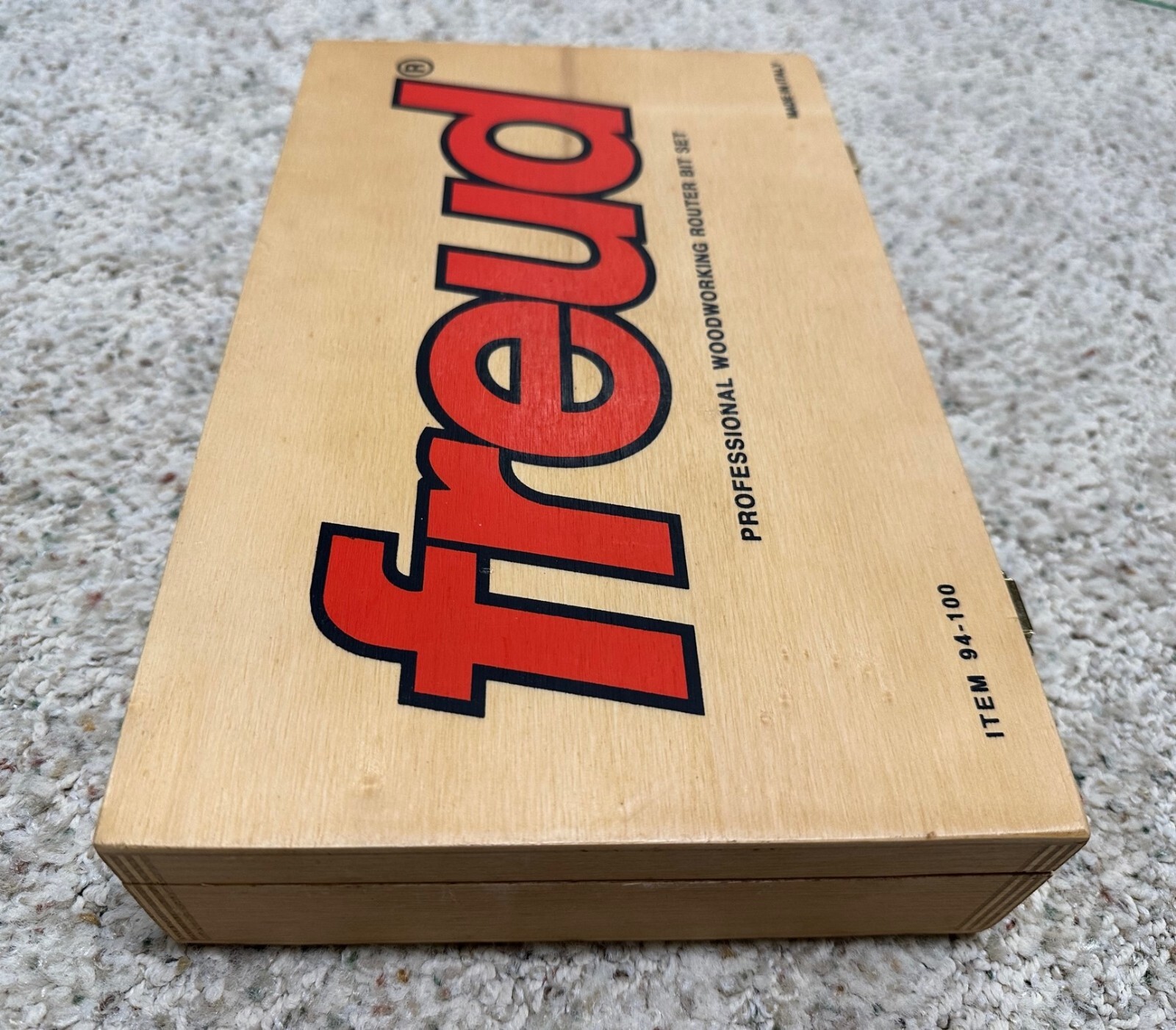 Freud Router Bit Packaging FREUD NEW-OPEN BOX-NEVER USED WOODWORKING ROUTER BIT SET Five Piece 94 ...
