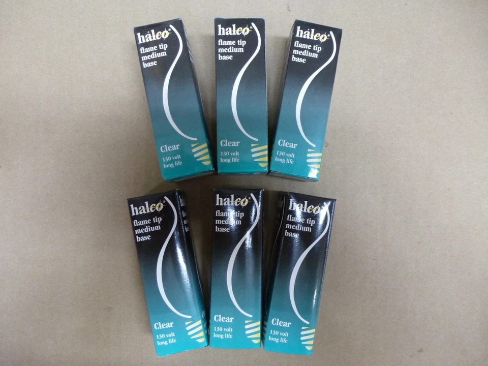 6 PACK 40-Watt CA10 Clear Flame Tip Chandelier Light Bulbs #2015 - Image 3 of 3