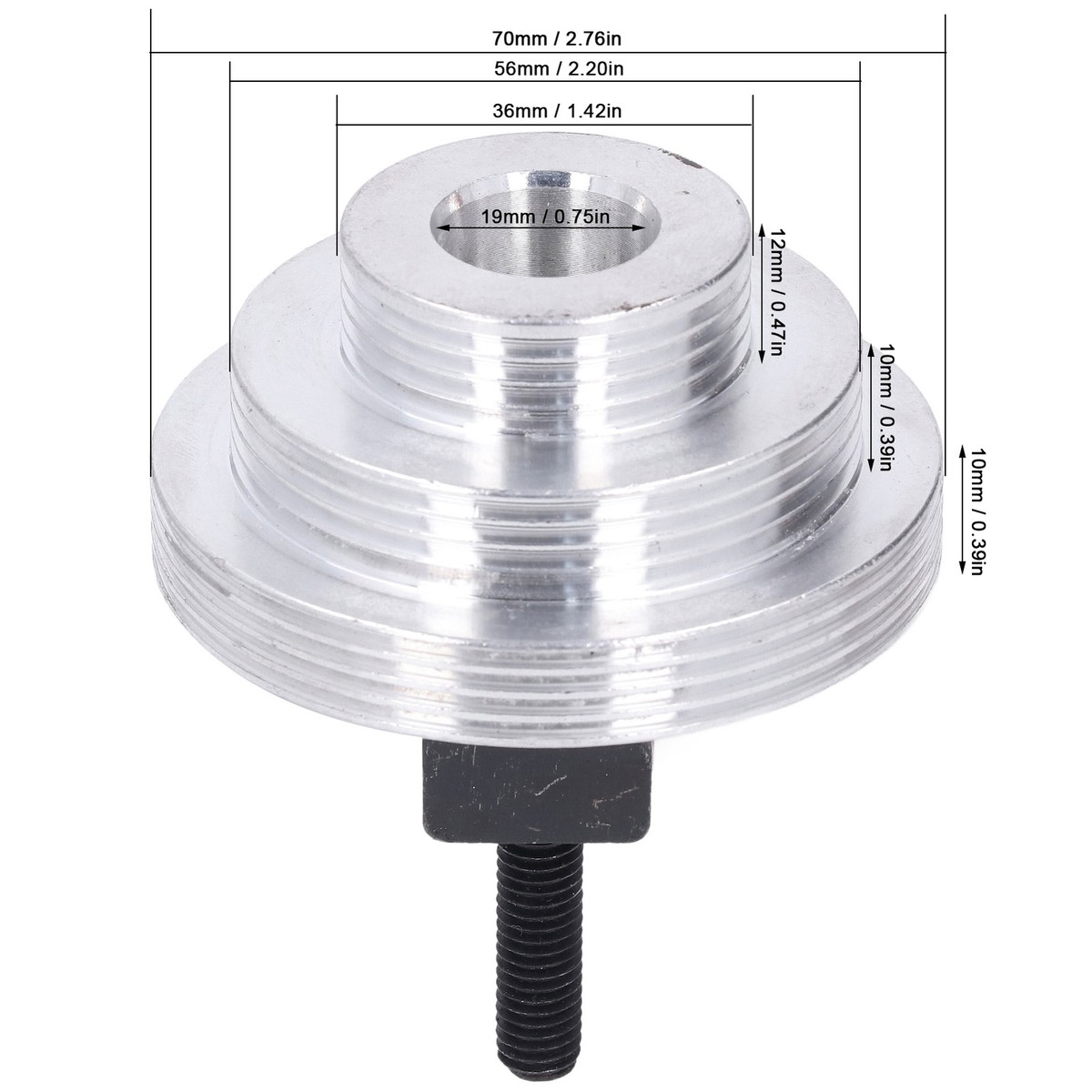 1.5 X 94 Teeth Lathe Belt, Transparent Polyurethane Transission