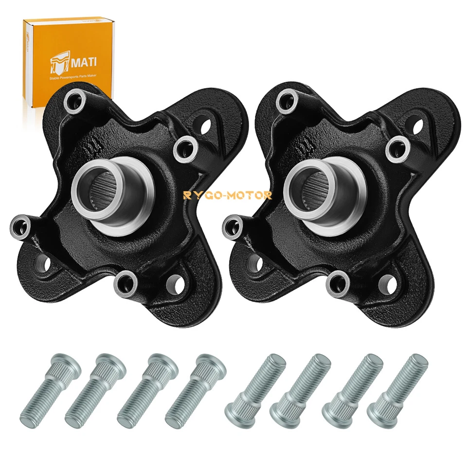 Cubos de roda dianteira/traseira 2 peças para Polaris RZR S 900 2015-2025 RZR 4 900 2015-2018 - Imagem 4 de 4