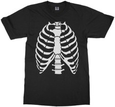 Skeleton Rib Cage Halloween Costume Youth T-Shirt