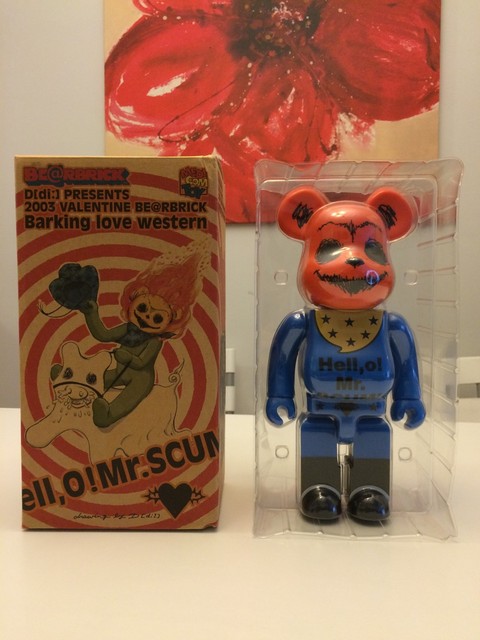 400% Bearbrick Be@rbrick HELLO MR. SCUM VALENTINE MODEL “Barking