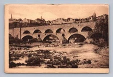 Antique Germany Postcard ROTHENBURG Double Bridge City View Historical 1910