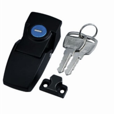 Cabinets Boxes Cases Security Toggle Hasp Latch Large Lock Black W 2 Keys