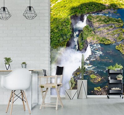 3D Nature Waterfall ZHUA14388 Wallpaper Wall Murals Removable Self-adhesive Amy