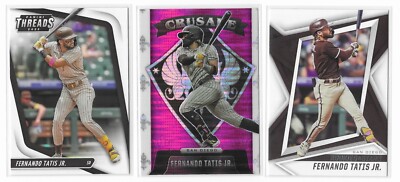 Fernando Tatis Jr. 2022 Panini Chronicles Lot Crusade Pulsar Parallel Threads +