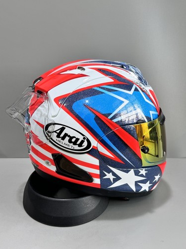 Arai Rx7x Hayden Motorcycle Red Full Helmet Riding Full Face Helmet Universal - Picture 4 of 13
