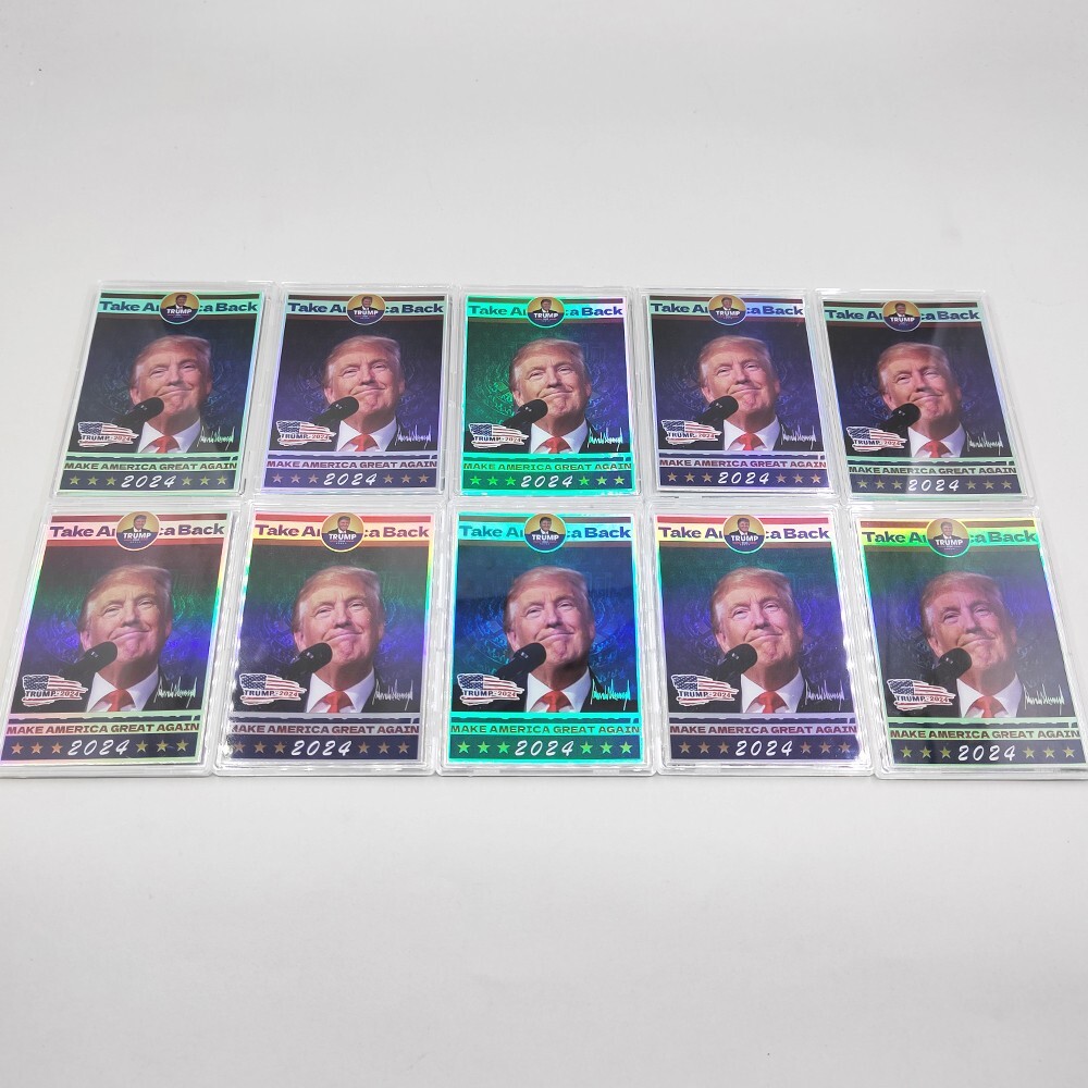 10PCS 2024 President Donald Trump Commemorative Coin Make America - Foto 10